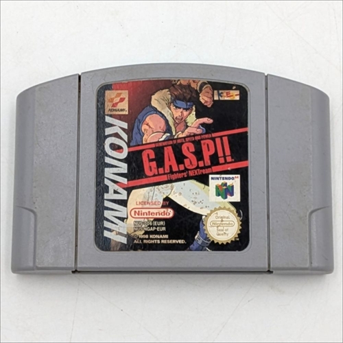 GASP - Cartridge - Nintendo 64 Game - (EUR) (B Grade) (Used)